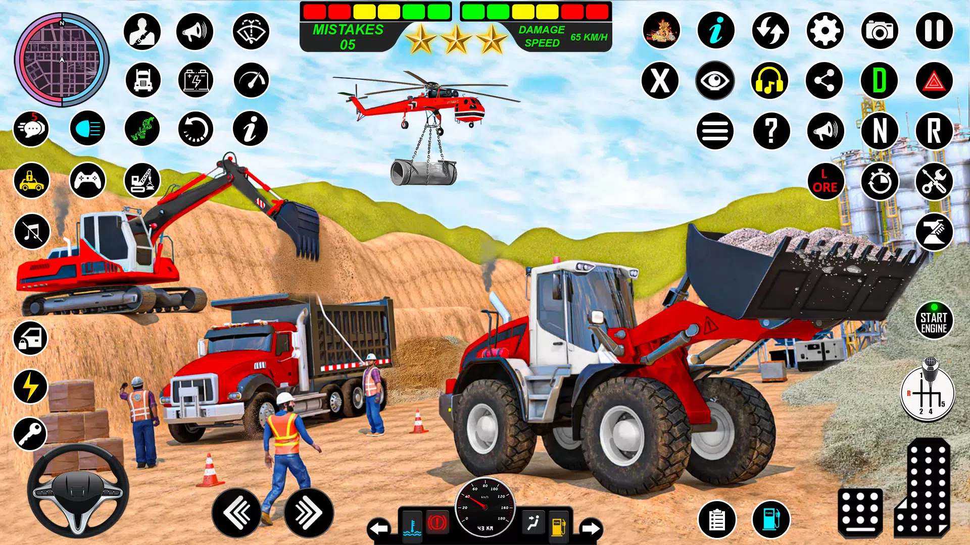 Snow Excavator Simulator Game 스크린샷 2