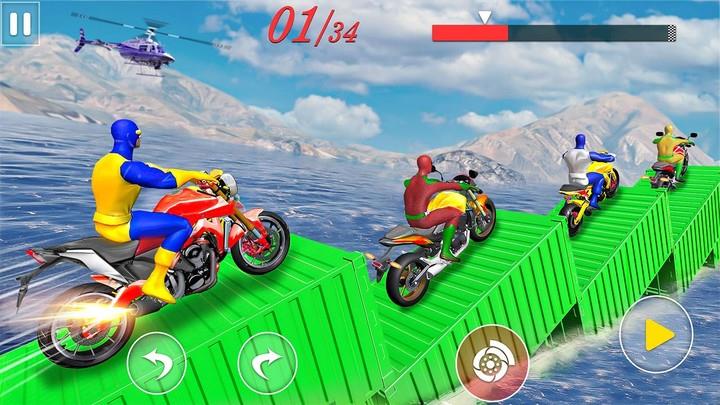 Motorbike Race Motorcycle Game スクリーンショット 1