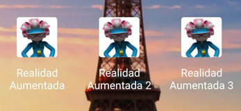 Realidad Aumentada App Android 螢幕截圖 2