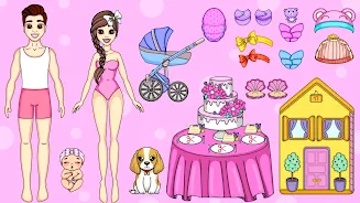 Chibi Dolls Dress Up DIY Games ภาพหน้าจอ 0