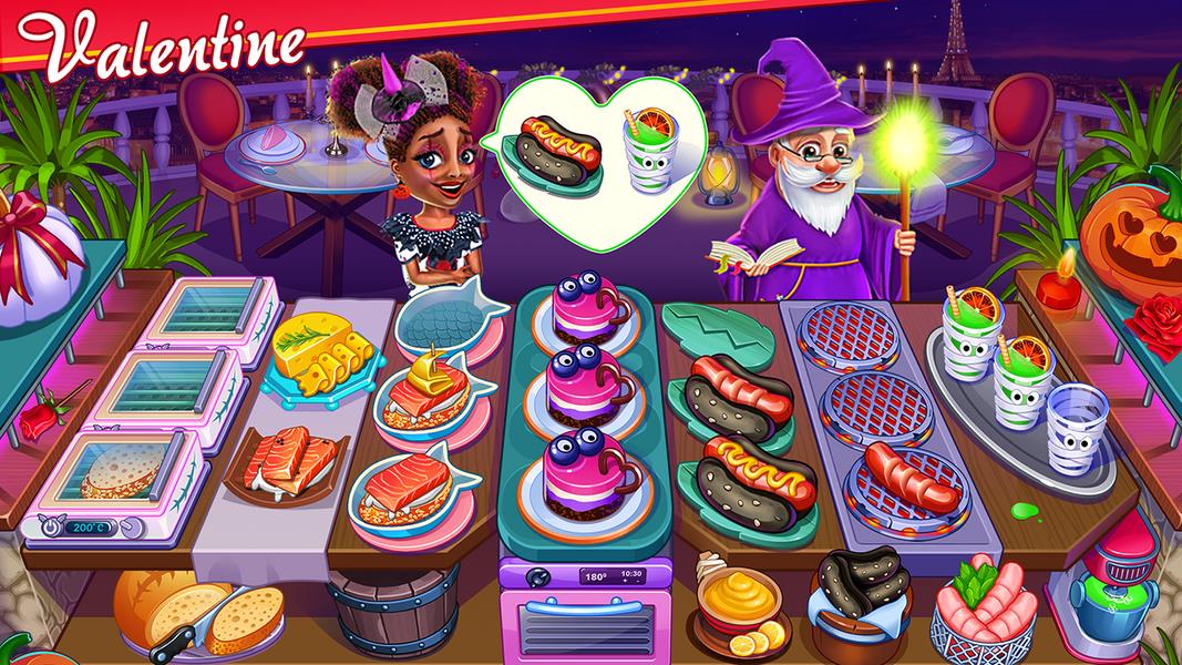 Halloween Street Food Shop Restaurant Game Zrzut ekranu 0