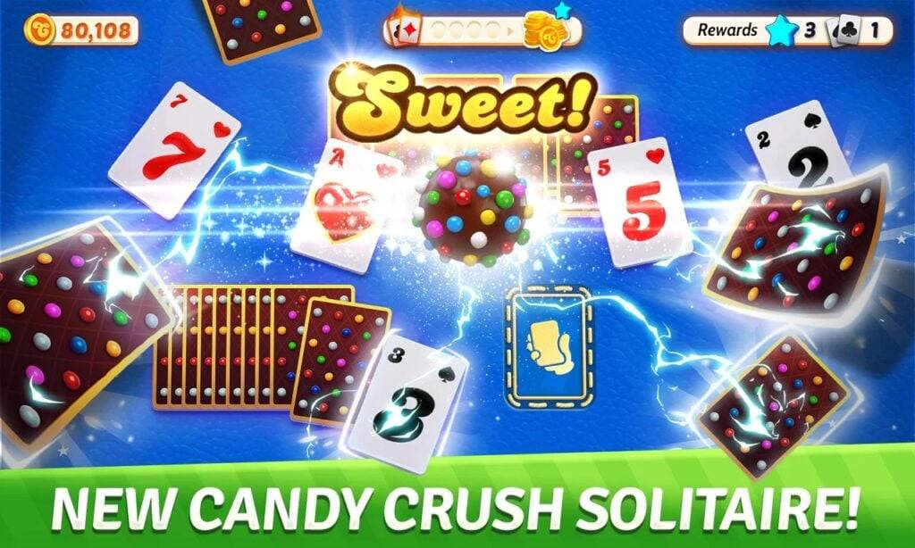 Nuovo gioco Candy Crush Solitaire ti consente di giocare alla pazienza per il cellulare