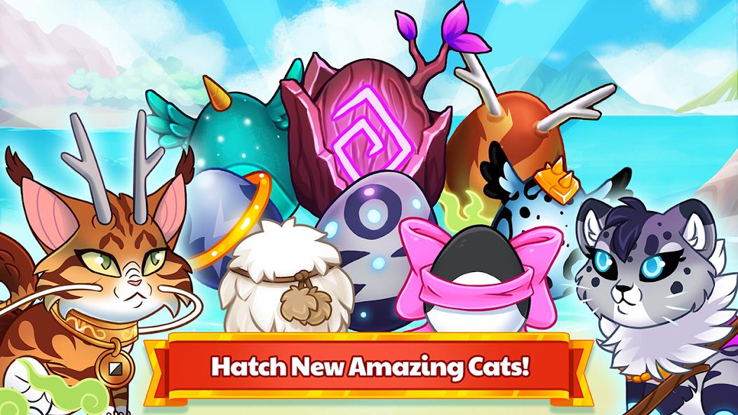 Castle Cats - Idle Hero RPG Mod ภาพหน้าจอ 1