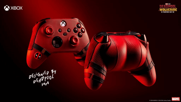 Deadpool's Xbox i kontroler tyłek z akcentem