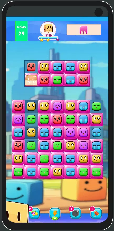 Match3: Fun Emoji Smile Ảnh chụp màn hình 3