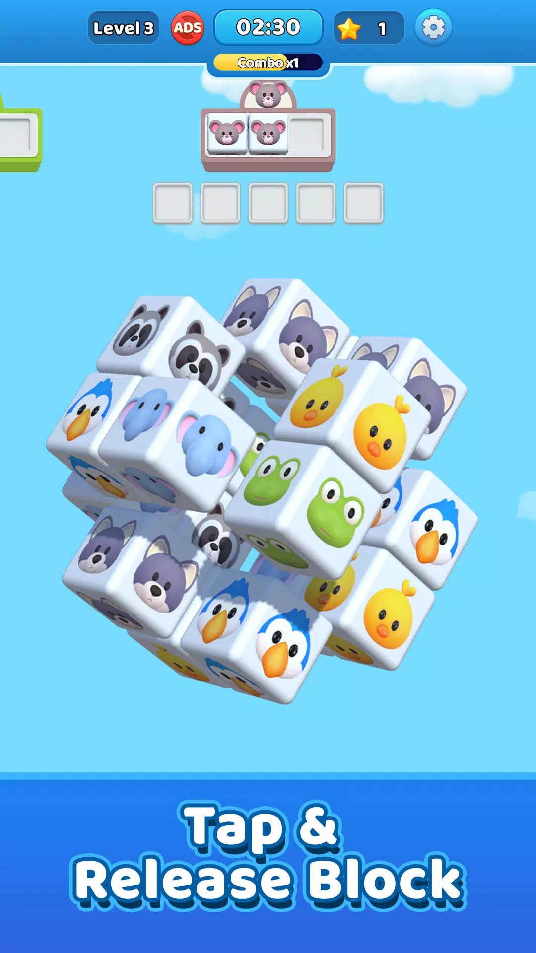 Tap Jam Master: Cube Sort 3D ဖန်သားပြင်ဓာတ်ပုံ 1