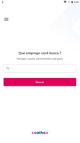 Vagas de Emprego: Catho Captura de tela 0