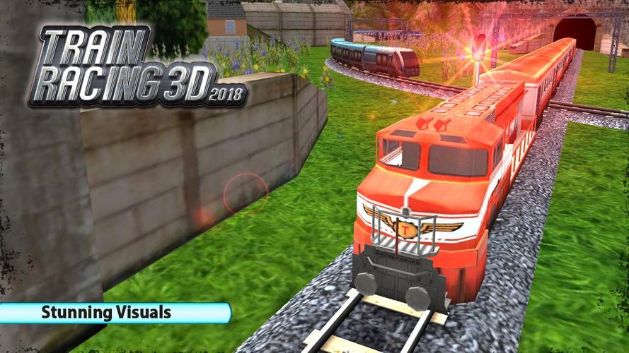 Train Racing 3D-2023 Train Sim स्क्रीनशॉट 0