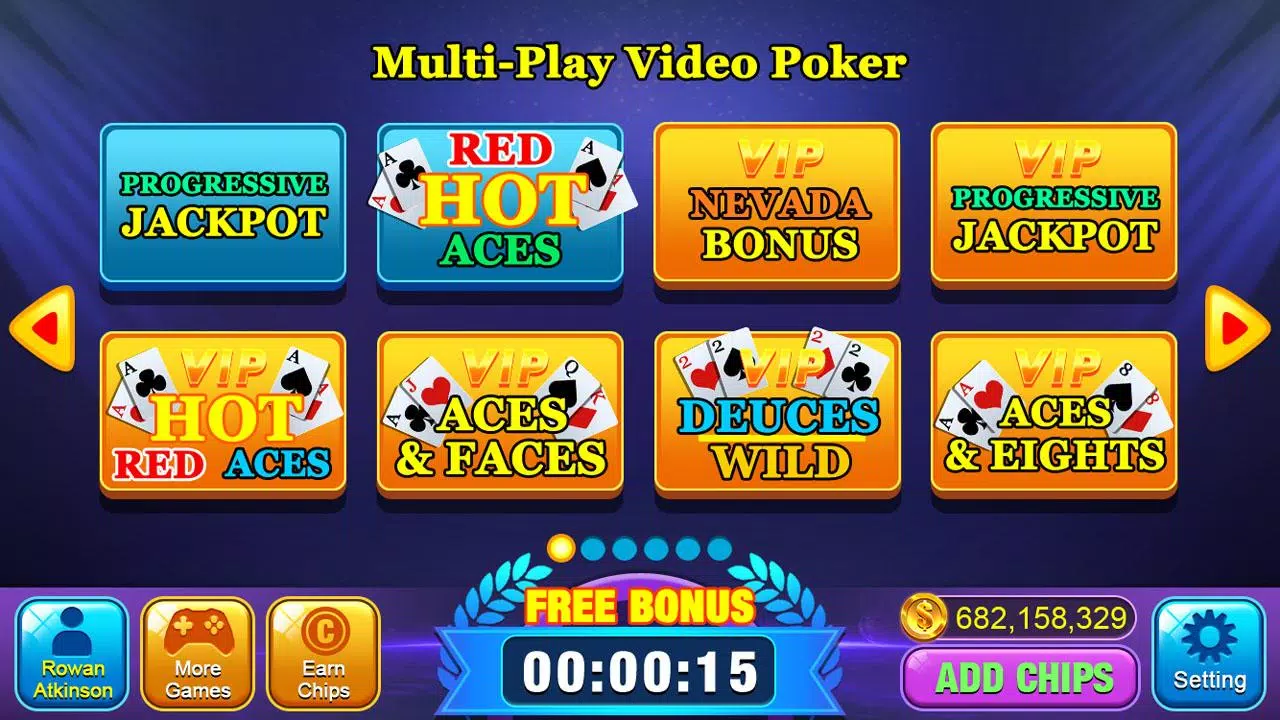 Video Poker Games - Multi Hand 螢幕截圖 2