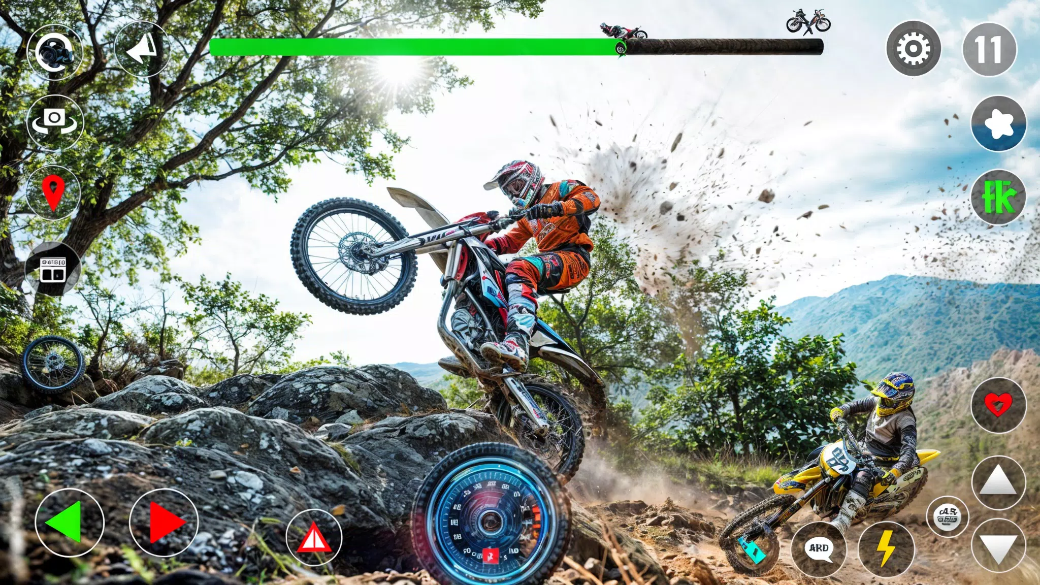 Motocross Dirt Bike Racing 3D 螢幕截圖 1