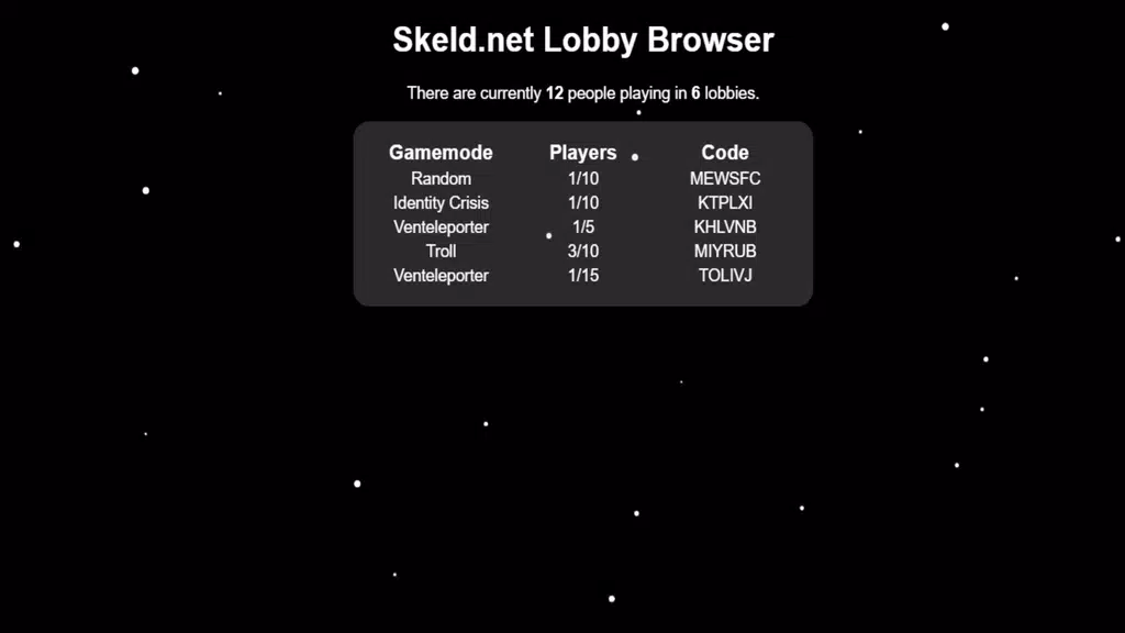 Skeld.net Among Us Mods স্ক্রিনশট 3