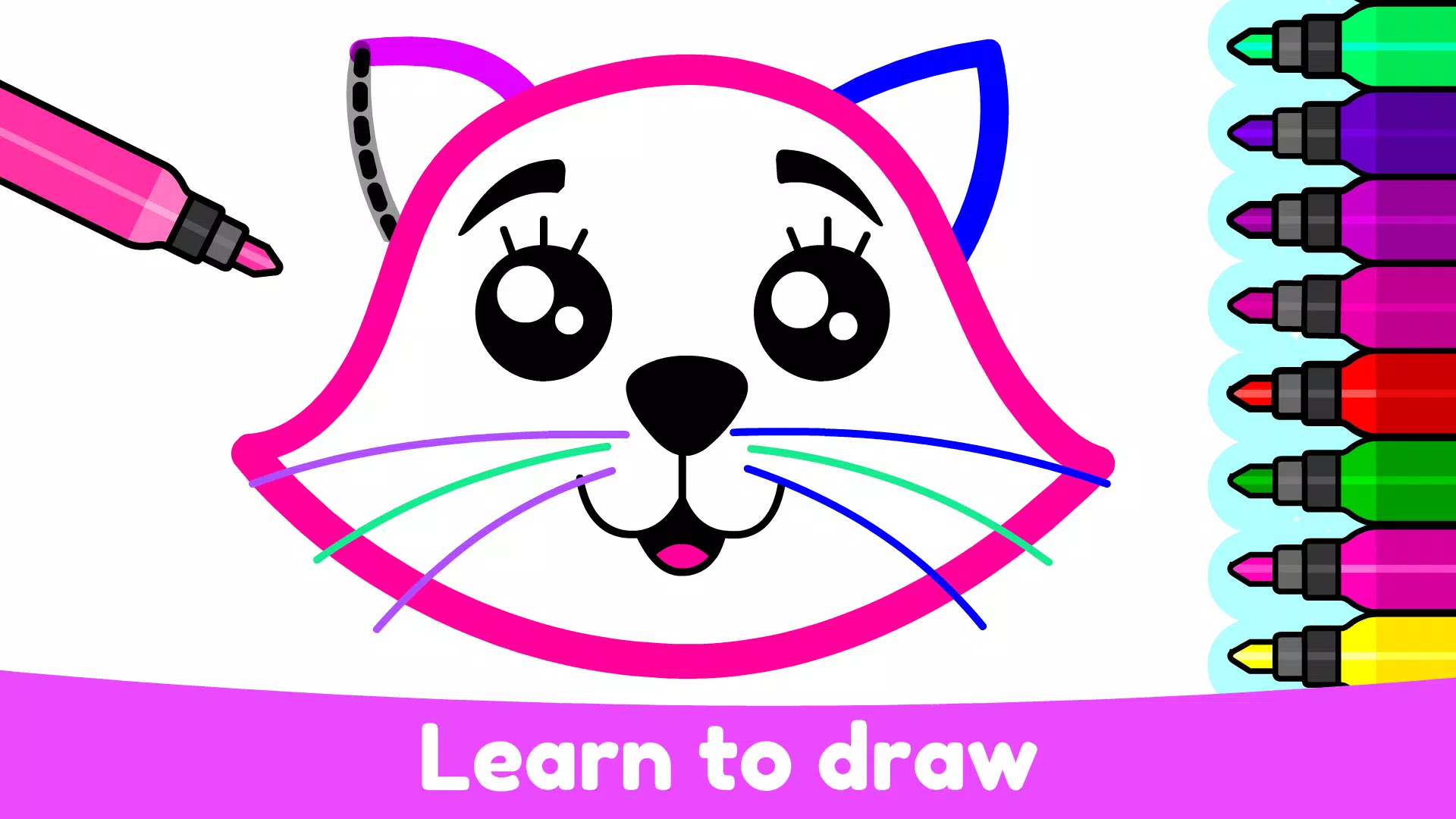 Kids Drawing & Coloring Games 螢幕截圖 0