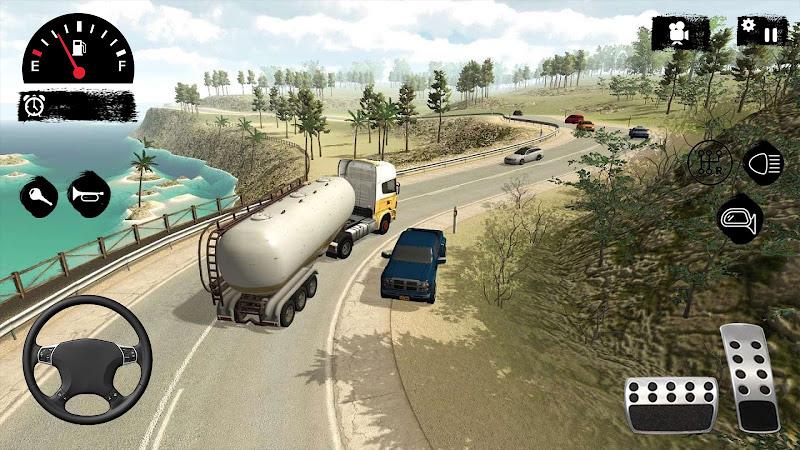 Offroad Oil Tanker Truck Sim 螢幕截圖 1