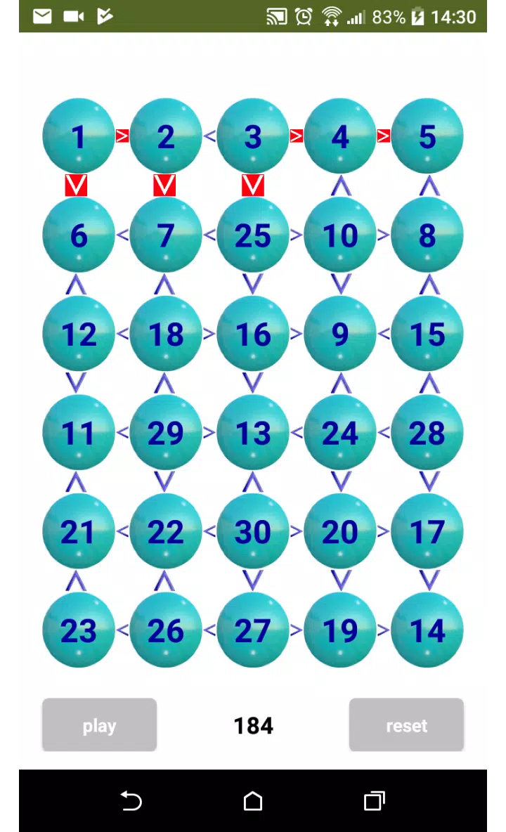 Numbers - Bigger or Smaller Screenshot 2