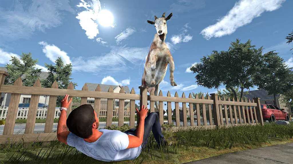 Goat Sim Crazy City Simulator Schermafbeelding 2