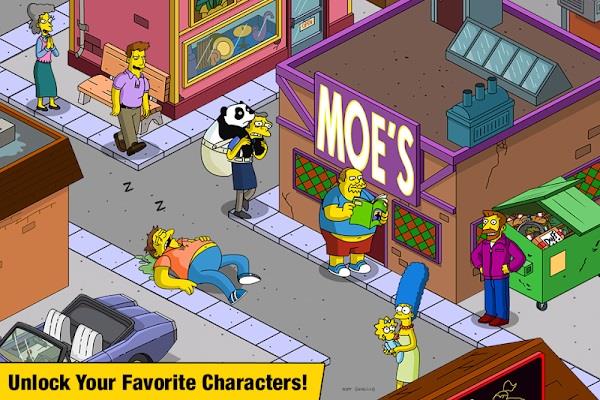 The Simpsons: Tapped Out Schermafbeelding 1