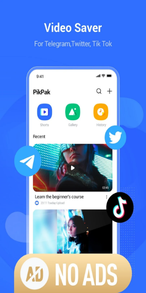 PikPak-Safe Cloud, Video Saver স্ক্রিনশট 0