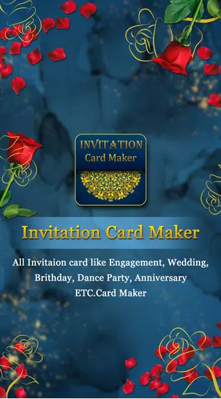 Invitation Card Maker - RSVP 스크린샷 0