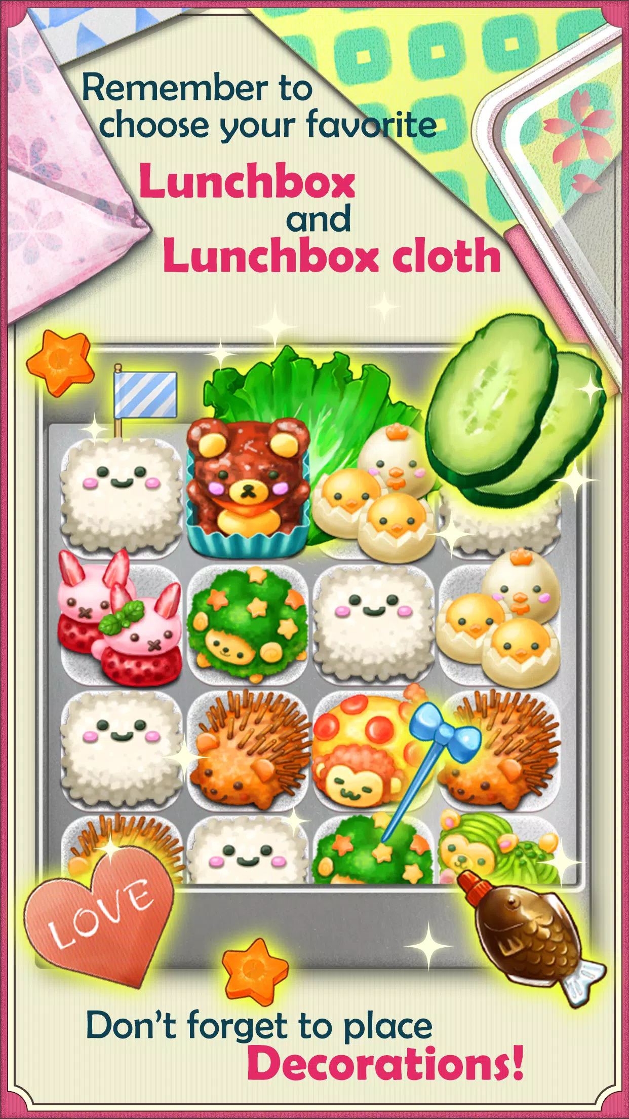 Fluffy! Cute Lunchbox スクリーンショット 2