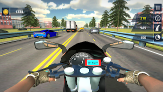 Endless Moto Traffic Racer 3D Captura de tela 2