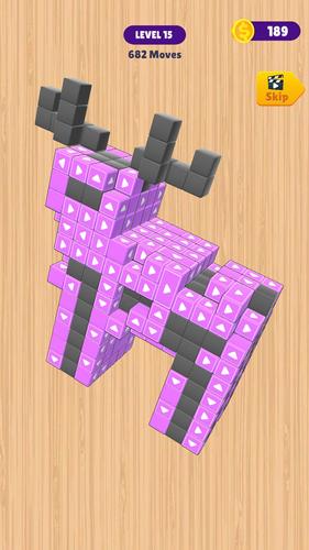 Schermata Tap Out 3D: Puzzle Game 0