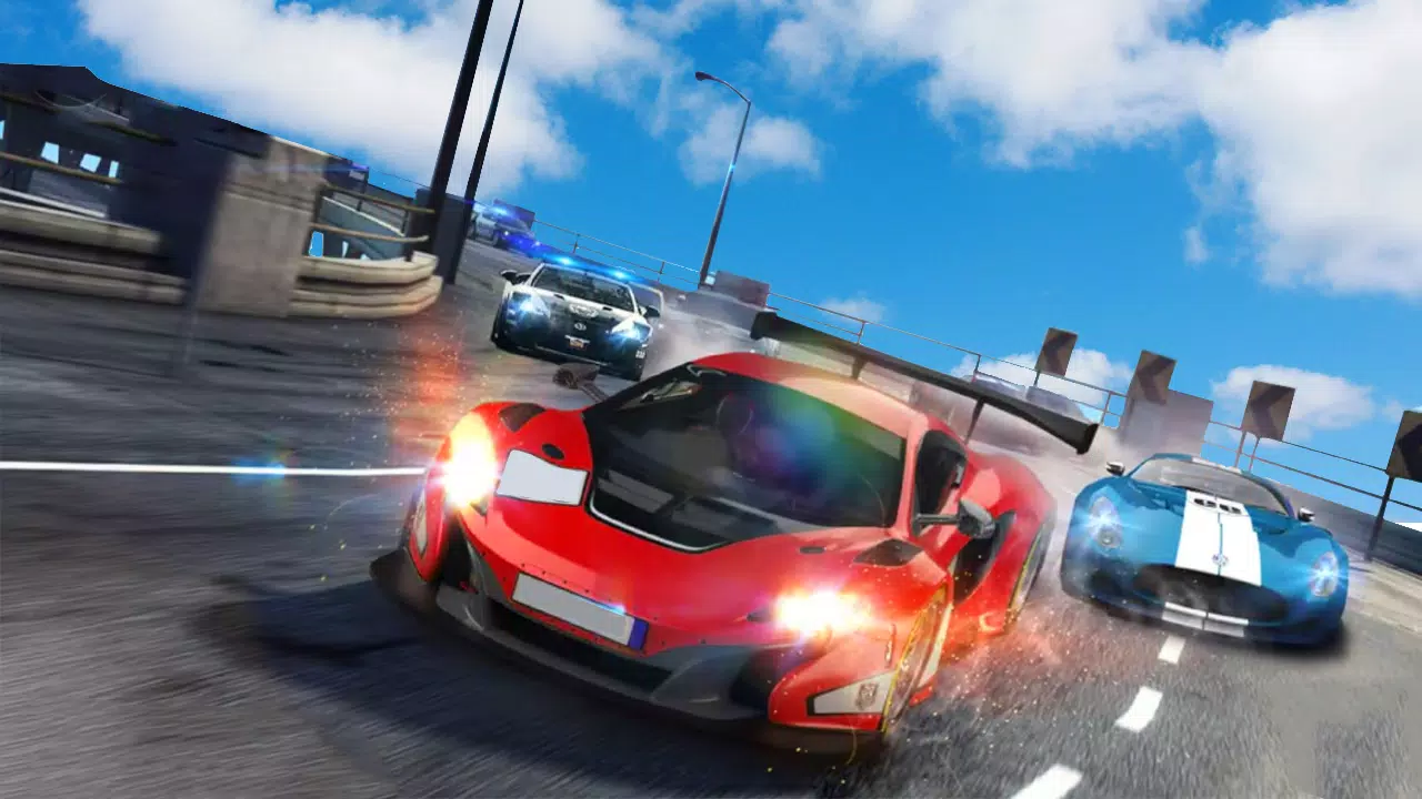 Highway Traffic Drift Cars Racer Captura de pantalla 1