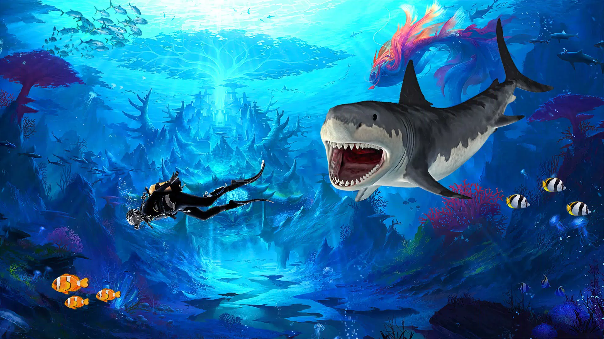 Angry Shark Games: Game 2024 Ảnh chụp màn hình 3