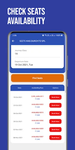 Train Ticket Booking App ภาพหน้าจอ 0