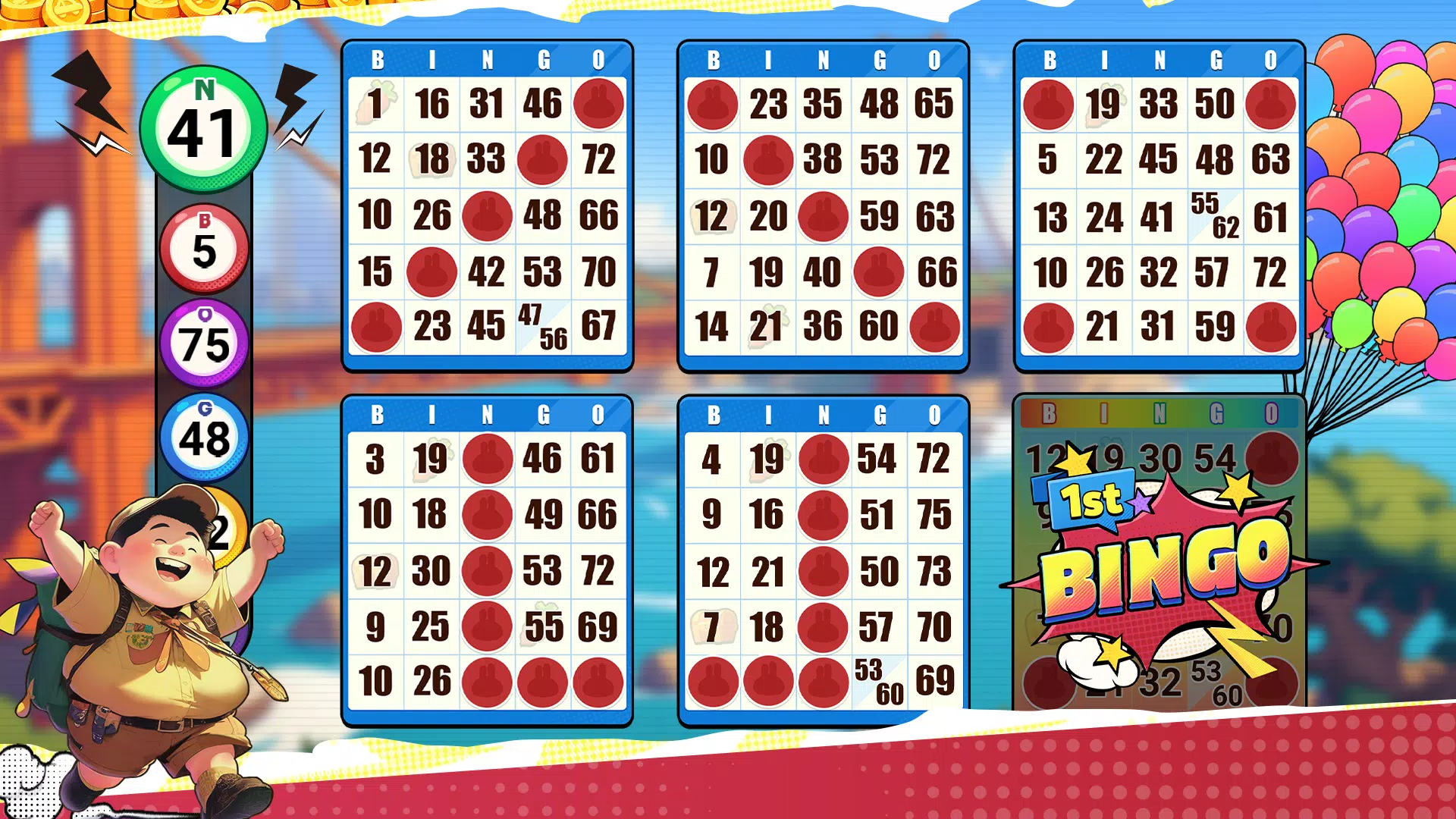 Bingo Up: Love Adventure Bingo 스크린샷 1