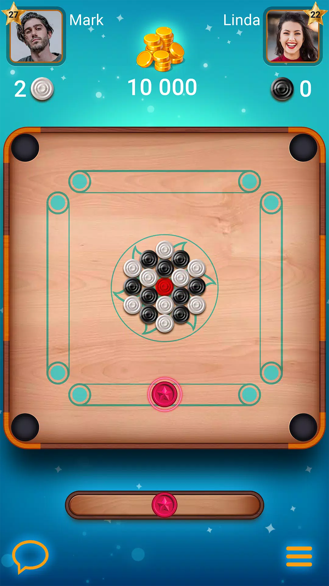 Carrom Lure - billar de disco Captura de pantalla 2