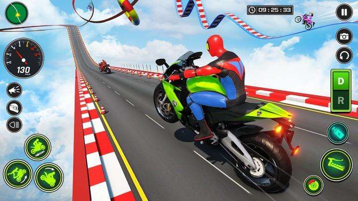 Superhero Bike Stunt Games GT Capture d'écran 3