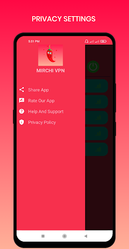 Mirchi VPN - Private & Fast Screenshot 2