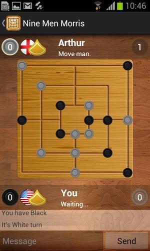 Nine Men's Morris Multiplayer ဖန်သားပြင်ဓာတ်ပုံ 0