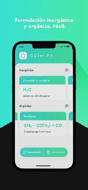 Quimify: Nomenclatura Química 螢幕截圖 2