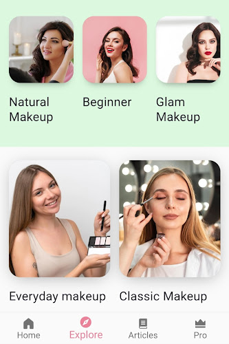 Makeup Tutorial App Captura de pantalla 1