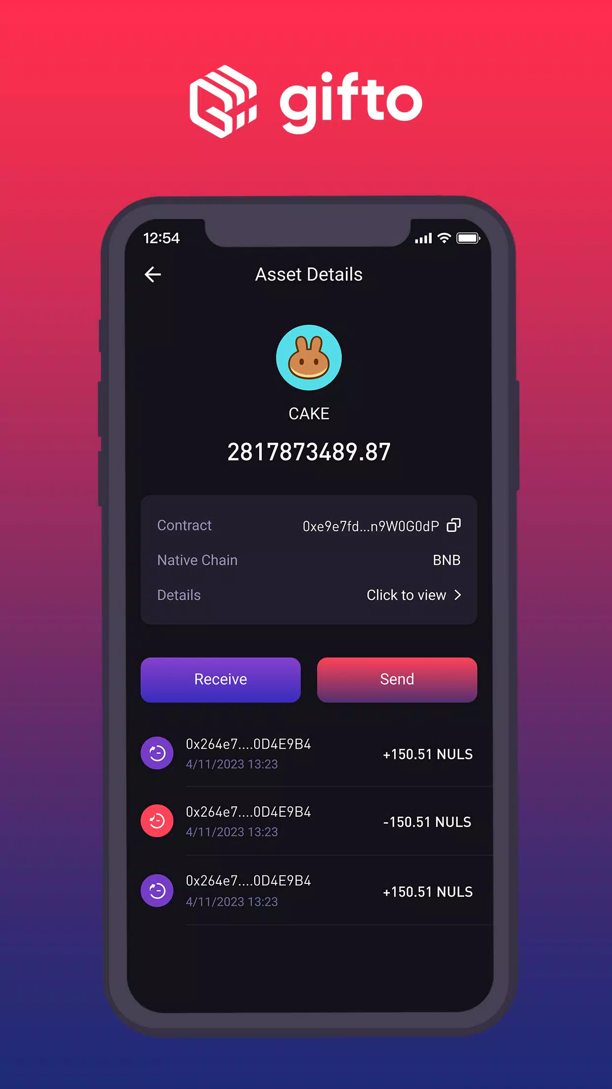 GFT Wallet 螢幕截圖 2