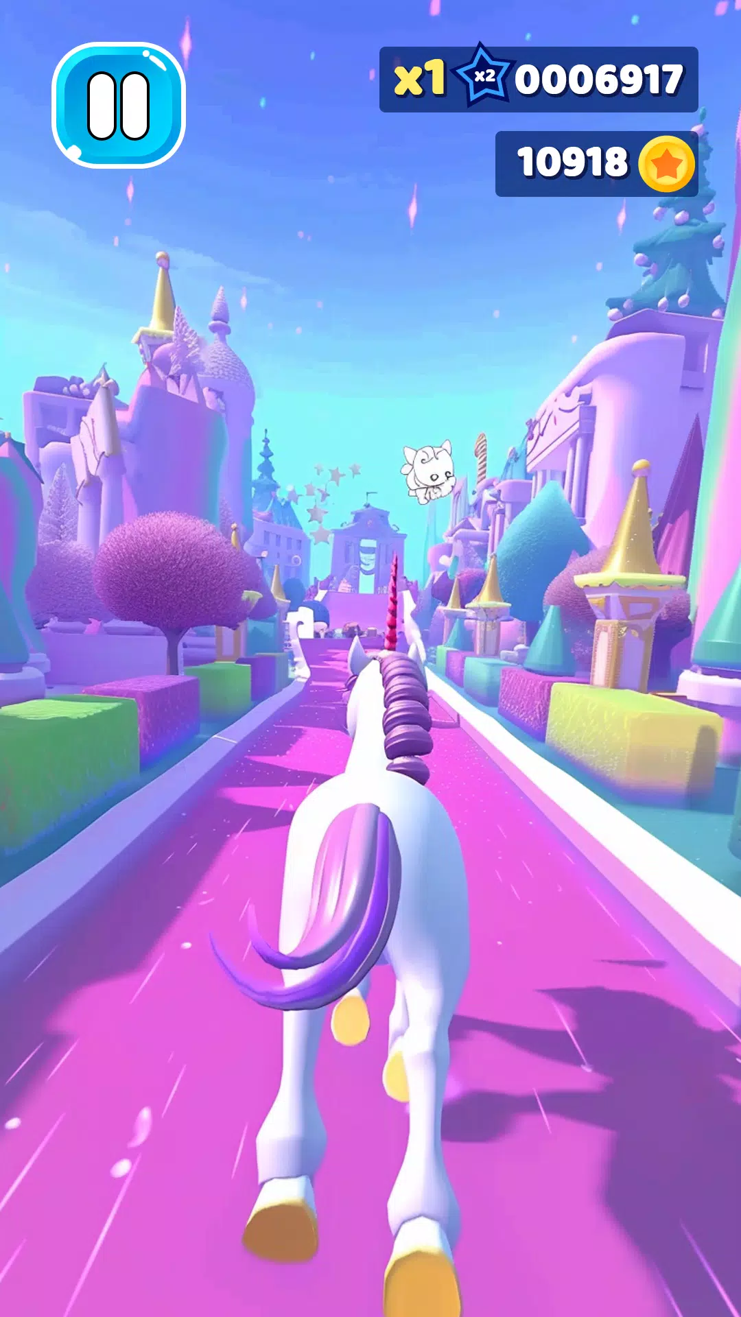 Unicorn Run: Horse Dash Games 螢幕截圖 1