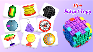 Fidget Toys Set Pop It Bubble Скриншот 0