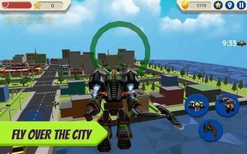 Robot Hero: City Simulator 3D Schermafbeelding 3