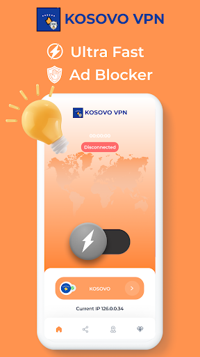 Kosovo VPN - Private Proxy Screenshot 1