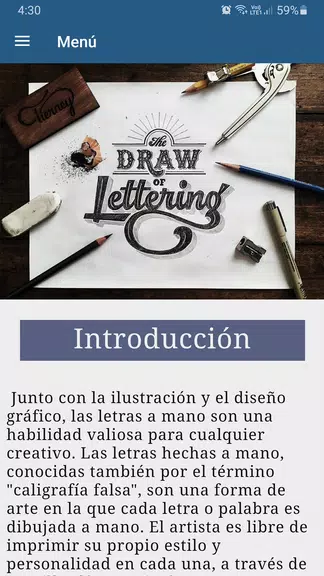 Cómo hacer escritura lettering Schermafbeelding 1