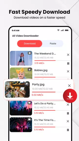 Video Downloader App - Mesh Captura de pantalla 2