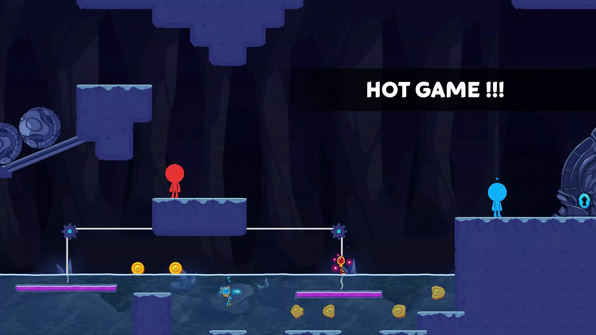 Stick World: Red Blue Journey ภาพหน้าจอ 3