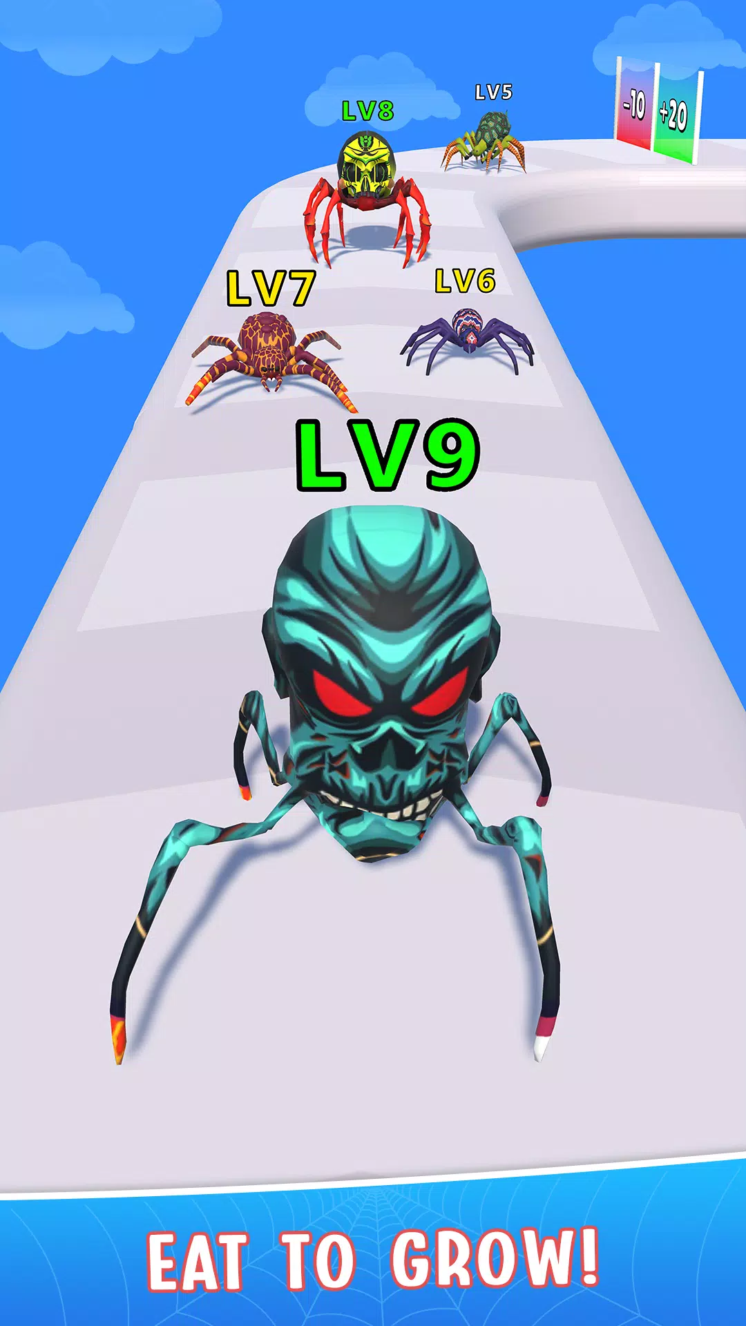 Spider Run: Spider Evolution Capture d'écran 2