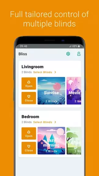 Bliss Smart Blinds ภาพหน้าจอ 0