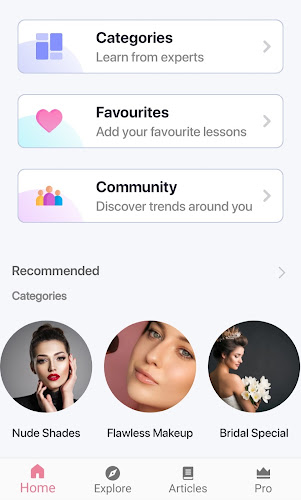 Makeup Tutorial App Captura de pantalla 3