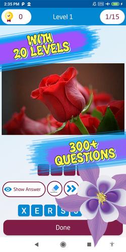 Guess the flower应用截图第2张
