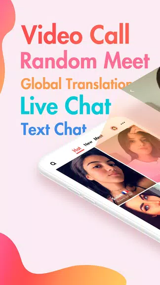 MeowChat : Live video chat & M Captura de tela 0