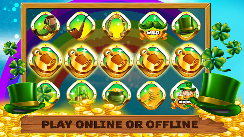 Lucky Irish Win Slots Machines Captura de pantalla 1