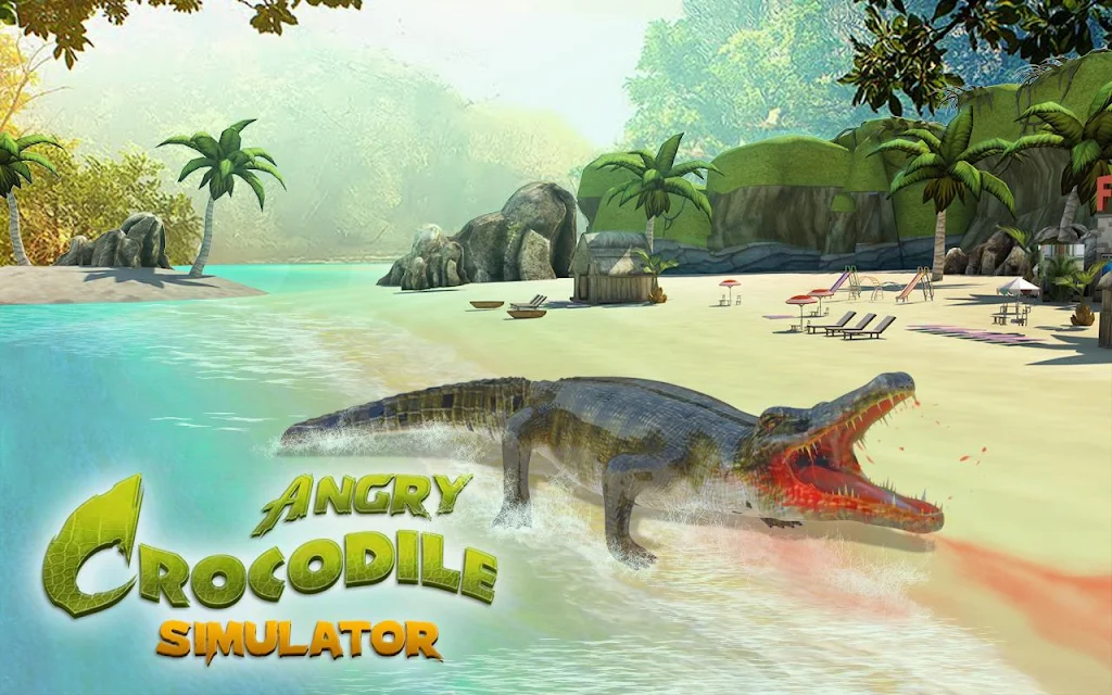 Crocodile Attack Animal Sim ภาพหน้าจอ 0